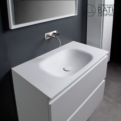Bathroom Furniture In Moderne Style In Solid Surface